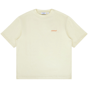 Off-White Tape Arrow Fit Tee 'Vanilla Ice'