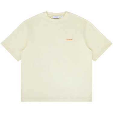 Off-White Tape Arrow Fit Tee 'Vanilla Ice'