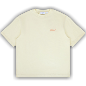 Off-White Tape Arrow Fit Tee 'Vanilla Ice'