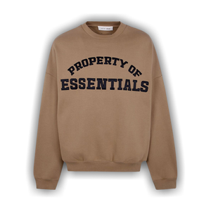 Fear of God Essentials Property Lounge Crewneck Sweatshirt 'Dune'
