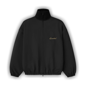 Fear of God Essentials Signature Full Zip Track Jacket 'Vintage Black'