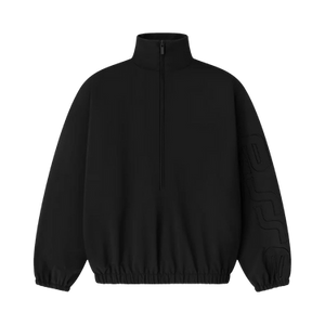 Fear of God Essentials Active Trace 1/2 Zip Track Jacket 'Vintage Black'