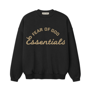 Fear of God Essentials 90's Crewneck Sweatshirt 'Faded Black'