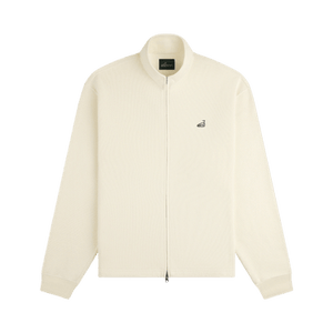 Aimé Leon Dore Golf Piqué Full Zip Sweater 'Coconut Milk'