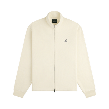Aimé Leon Dore Golf Piqué Full Zip Sweater 'Coconut Milk'