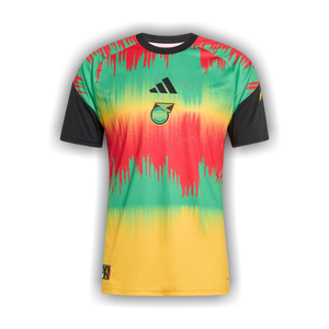 Adidas Jamaica 26 x Bob Marley Home Pre Match Jersey 'Bold Gold/Vivid Green/Pure Ruby'