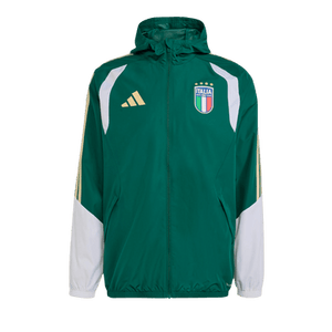 Adidas Italy 26 Tiro Allweather Jacket 'Collegiate Green'