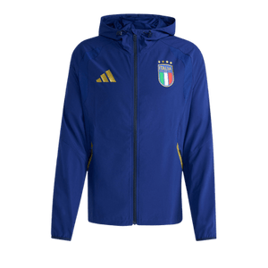 Adidas Italy Tiro Travel Full Zip Windbreaker 'Victory Blue'