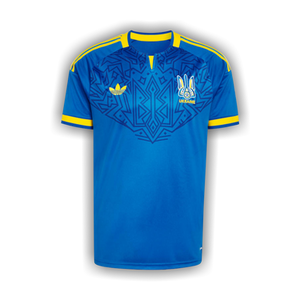 Adidas Ukraine 26 Away Jersey 'Glow Blue'