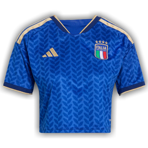 Adidas Italy 26 Home Cropped Jersey 'Bold Blue'