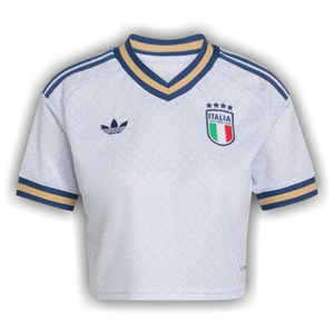 Adidas Italy 26 Away Cropped Jersey 'Aeroblue'