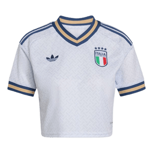 Adidas Italy 26 Away Cropped Jersey 'Aeroblue'