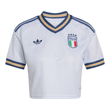 Adidas Italy 26 Away Cropped Jersey 'Aeroblue'