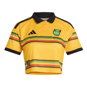 Adidas Jamaica 26 x Bob Marley Home Cropped Jersey 'Bold Gold'