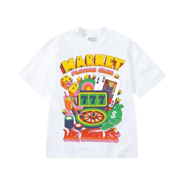 Market Players Club T-Shirt 'White'