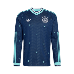 Adidas Germany 26 Away Authentic Long Sleeve Jersey 'Collegiate Navy'