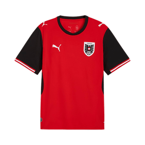 Puma Austria 2026 Home Kit 'Puma Red-Puma Black'