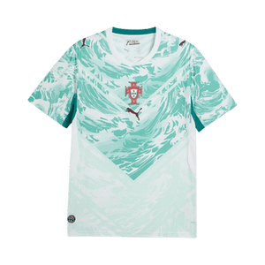 Puma Portugal Away Kit 'Puma White-Green Lagoon'