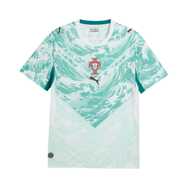 Puma Portugal Away Kit 'Puma White-Green Lagoon'