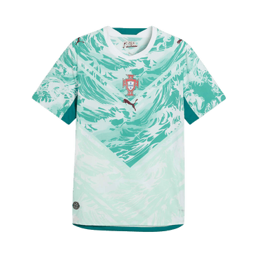 Puma Portugal Authentic Away Jersey 'Puma White-Green Lagoon'