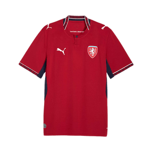 Puma Czech Republic 2026 Home Kit 'Dark Cherry-Puma Navy'