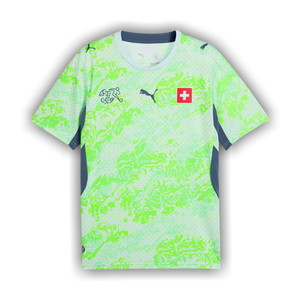 Puma Switzerland 2026 Away Kit 'Sea Glass-Dark Indigo'