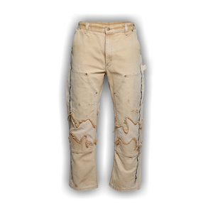 Warren Lotas x Carhartt Barbed Wire Reconstructed Vintage Double Knee Pants 'Tan'