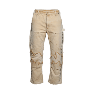 Warren Lotas x Carhartt Barbed Wire Reconstructed Vintage Double Knee Pants 'Tan'
