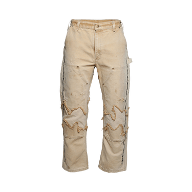 Warren Lotas x Carhartt Barbed Wire Reconstructed Vintage Double Knee Pants 'Tan'