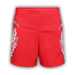 Warren Lotas Serenity Mesh Shorts 'Red'