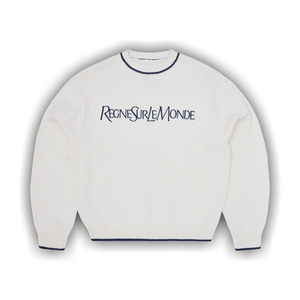 Corteiz Rslm Knit Crewneck 'Cream'