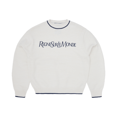 Corteiz Rslm Knit Crewneck 'Cream'