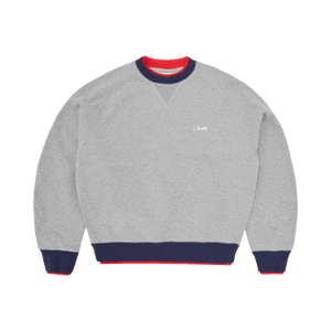 Corteiz Hmp Double Up Crewneck 'Heather Grey'