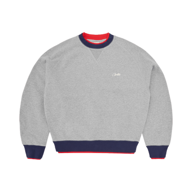 Corteiz Hmp Double Up Crewneck 'Heather Grey'