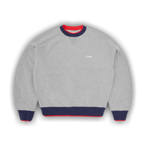 Corteiz Hmp Double Up Crewneck 'Heather Grey'