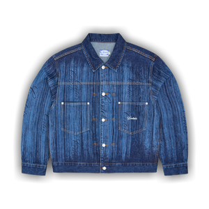 Corteiz Strike Denim Jacket 'Dark Wash'