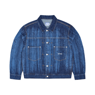 Corteiz Strike Denim Jacket 'Dark Wash'