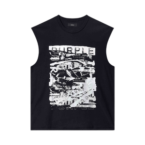 PURPLE BRAND Tank Top 'Black Foil'