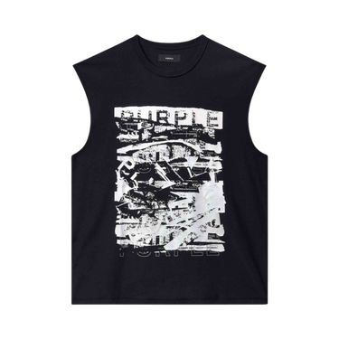 PURPLE BRAND Tank Top 'Black Foil'