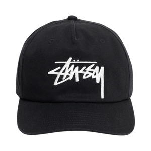 Stussy Mid-Depth Big Stock Snapback 'Shadow Black'