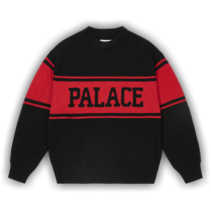 Palace College Stripe Knit 'Black'