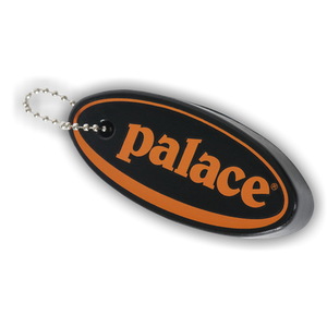 Palace Palace Oval Float Keyring 'Black'