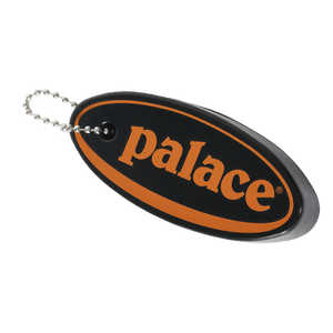 Palace Palace Oval Float Keyring 'Black'