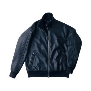 Y 3 A-Type Leather Track Jacket 'Black'