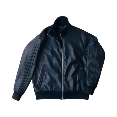 Y 3 A-Type Leather Track Jacket 'Black'