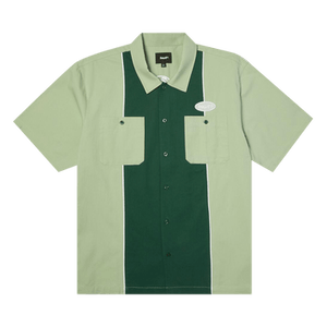 HUF Urethane Short-Sleeve Work Shirt 'Mist Green'