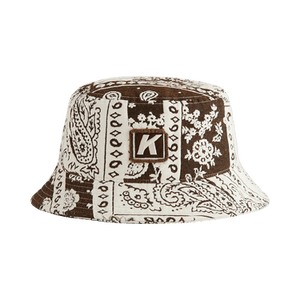 Kith Bandana Jacquard Dawson Bucket Hat 'Coffee'