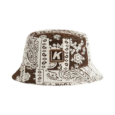Kith Bandana Jacquard Dawson Bucket Hat 'Coffee'