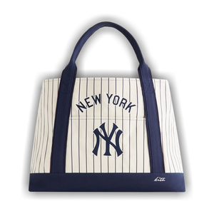 Kith For The New York Yankees Pinstripe Tote Bag 'Sandrift'