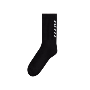 Kith Fast Logo Cotton Crew Socks 'Black'